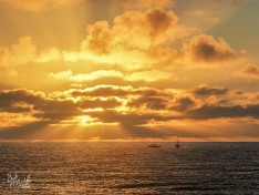 Boats at sunset 10 February 2022