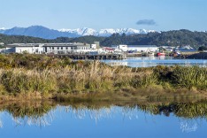 View of Greymouth Port