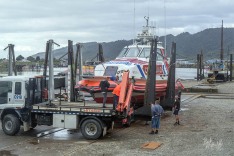 Rescue Vessel on Slipway