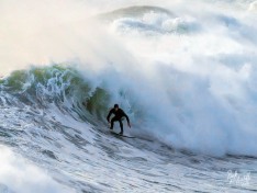 Surfer at Cobden Beach