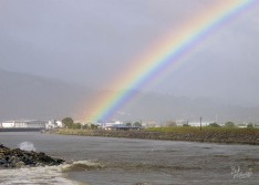Rainbow over Grey River