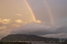Rainbow at Sunset Rainbow at Sunset