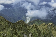 Mikonui River Aerial View