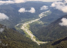 Mikonui Valley Aerial View