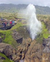 Blowhole at Punakaiki