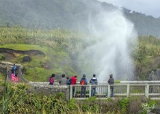 Blowhole at Punakaiki