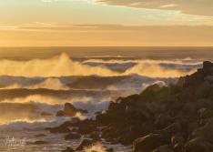 Waves at Sunset