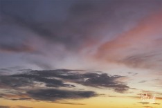 Cloudscape at sunset