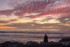 Sunset Over Tasman Sea