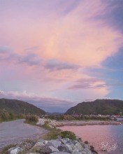 Sunset over Grey River