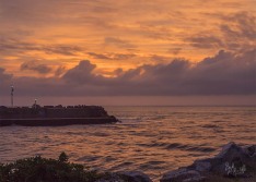 Grey River Sunset