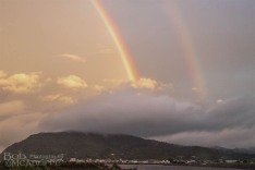 Rainbow at Sunset