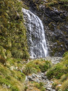 Waterfall Otira Valley