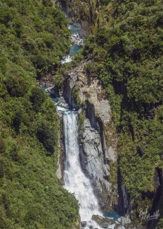 Waterfall at Mikonui Valley